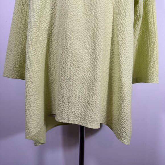 Habitat Clothes to Live In Tunic Top Women Small Green Lagenlook Relaxed - Picture 5 of 11